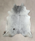 Salt and Pepper Black X-Large Brazilian Cowhide Rug 7'5"H x 6'8"W #A44104 by Hudson Hides