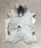 Salt and Pepper Black XX-Large Brazilian Cowhide Rug 7'10