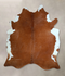 Brown and White Regular XX-Large Brazilian Cowhide Rug 8'1
