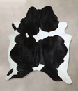 Black and White XX-Large Brazilian Cowhide Rug 8'6"H x 6'6"W #A44145 by Hudson Hides