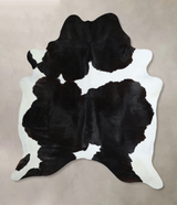 Black and White XX-Large Brazilian Cowhide Rug 8'6"H x 6'6"W #A44145 by Hudson Hides
