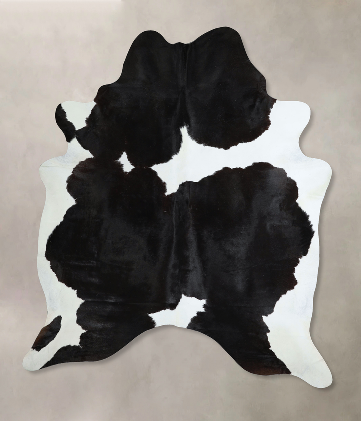 Black and White XX-Large Brazilian Cowhide Rug 8'6"H x 6'6"W #A44145 by Hudson Hides