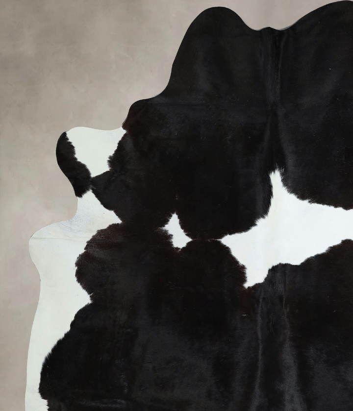 Black and White XX-Large Brazilian Cowhide Rug 8'6"H x 6'6"W #A44145 by Hudson Hides
