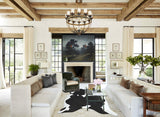 Black and White XX-Large Brazilian Cowhide Rug 8'6"H x 6'6"W #A44145 by Hudson Hides