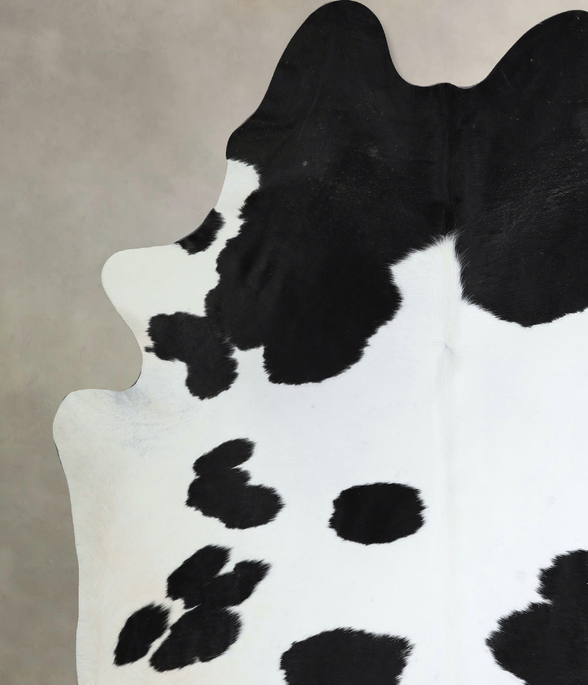 Black and White XX-Large Brazilian Cowhide Rug 8'0"H x 6'10"W #A44146 by Hudson Hides