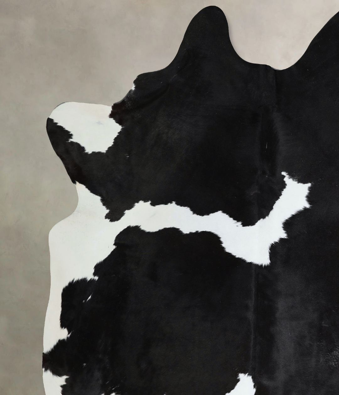 Black and White XX-Large Brazilian Cowhide Rug 8'7"H x 6'9"W #A44147 b