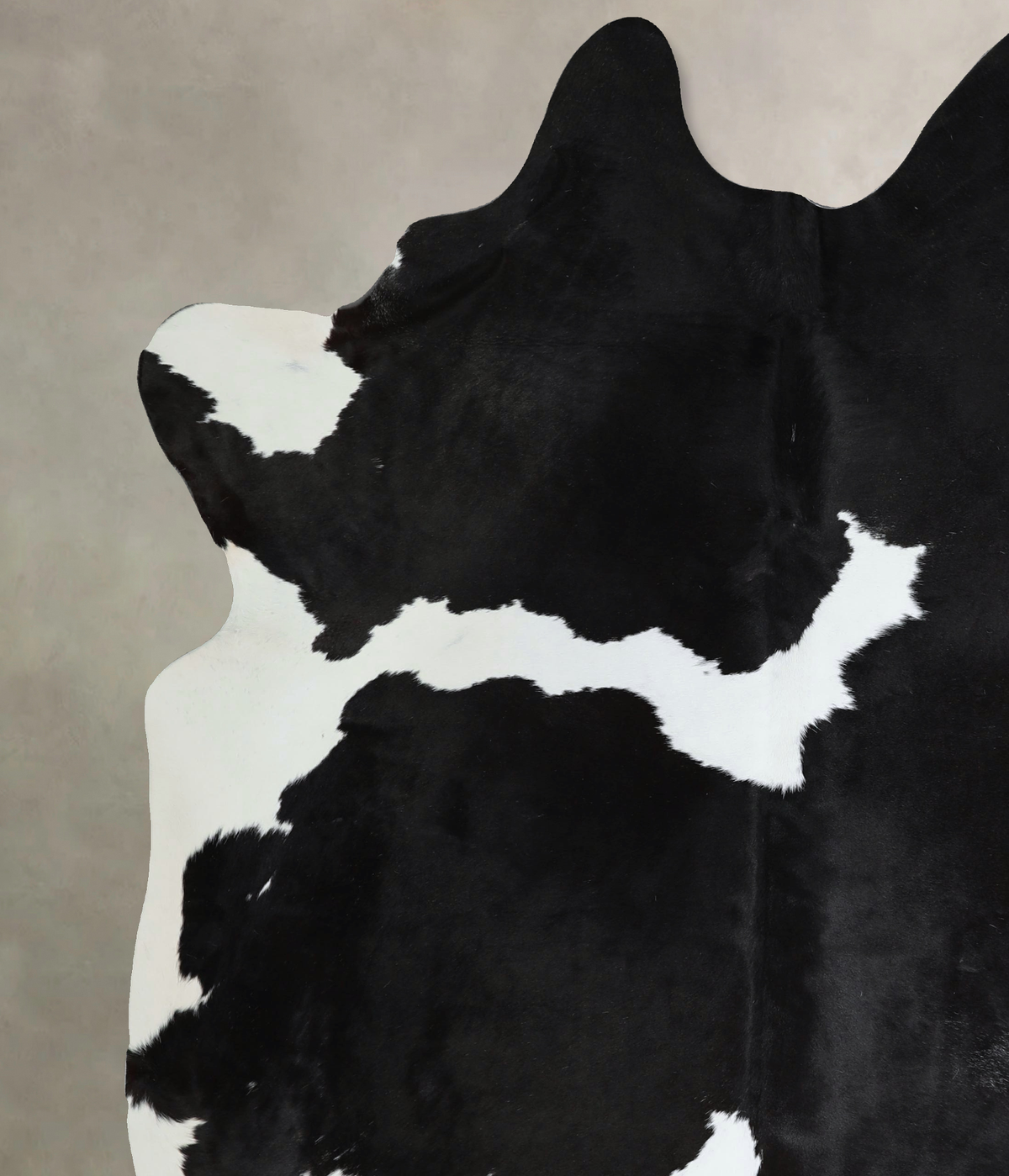 Black and White XX-Large Brazilian Cowhide Rug 8'7"H x 6'9"W #A44147 by Hudson Hides