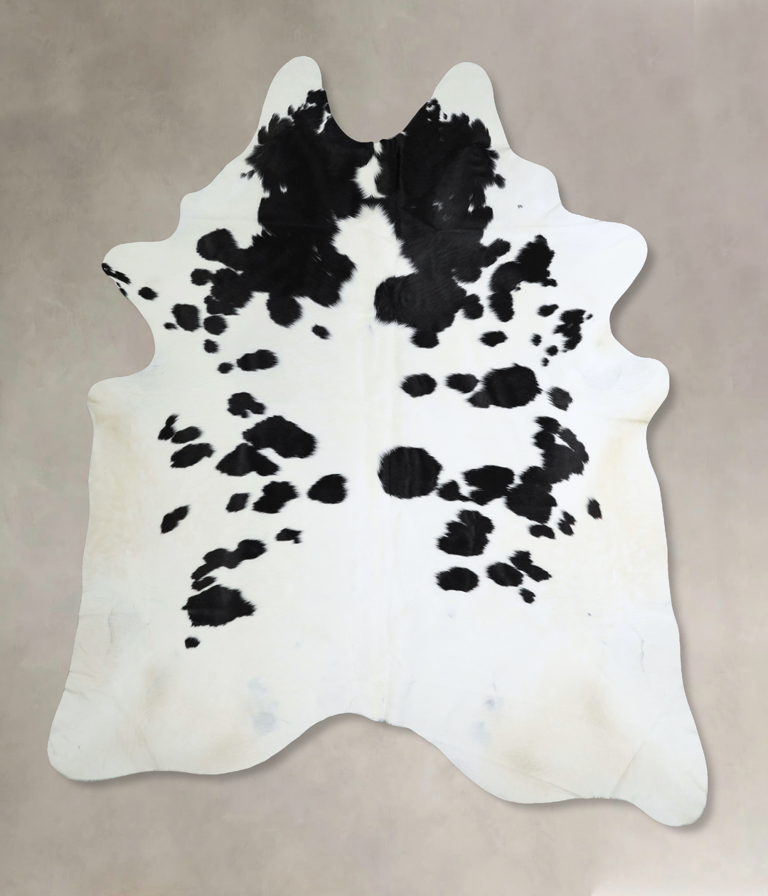 Black and White XX-Large Brazilian Cowhide Rug 8'6"H x 7'0"W #A44159 b
