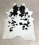 Black and White XX-Large Brazilian Cowhide Rug 8'6"H x 7'0"W #A44159 by Hudson Hides