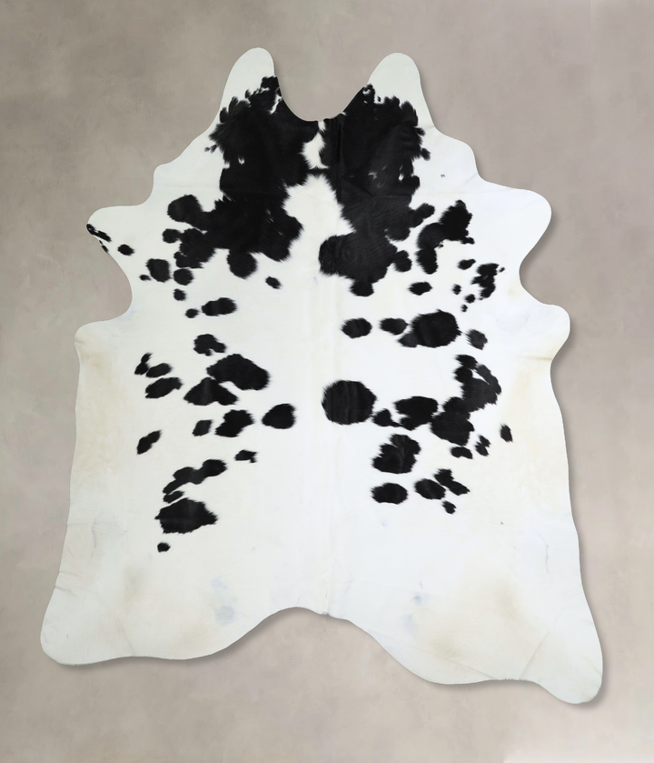 Black and White XX-Large Brazilian Cowhide Rug 8'6"H x 7'0"W #A44159 by Hudson Hides