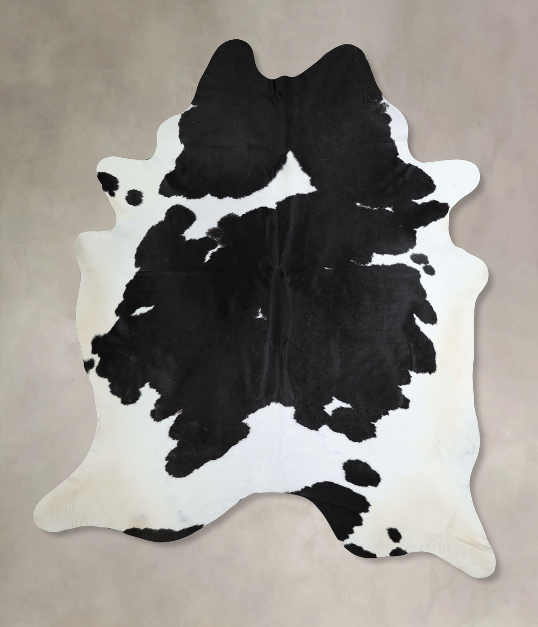 Black and White XX-Large Brazilian Cowhide Rug 8'8"H x 7'0"W #A44160 b