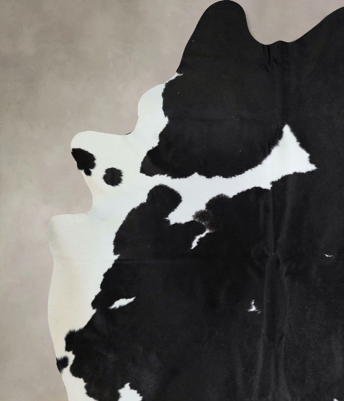 Black and White XX-Large Brazilian Cowhide Rug 8'8"H x 7'0"W #A44160 by Hudson Hides