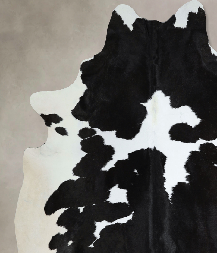 Black and White XX-Large Brazilian Cowhide Rug 8'5"H x 8'0"W #A44166 by Hudson Hides