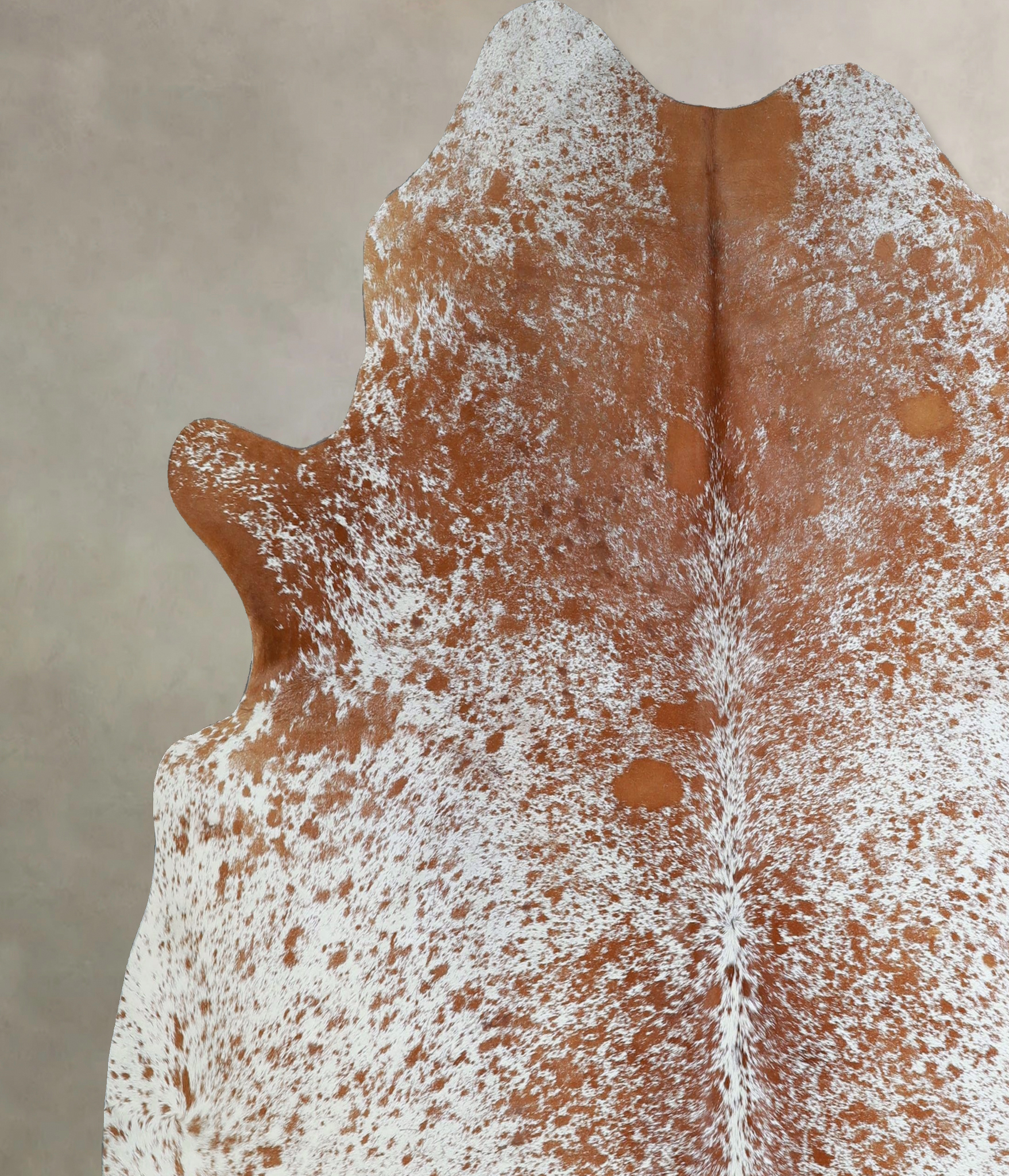 Salt and Pepper Brown Cowhide Rug #A44179