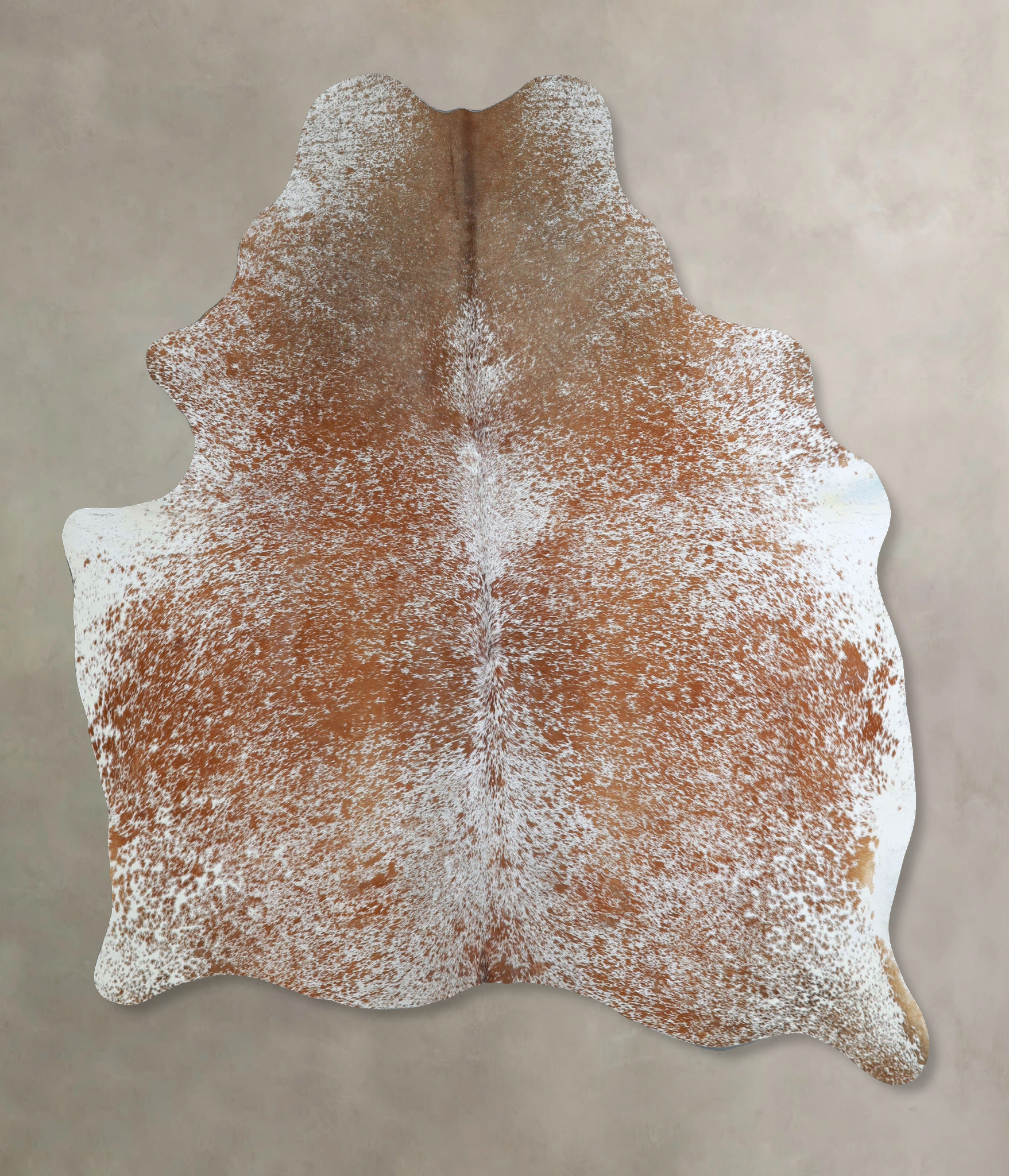 Salt and Pepper Brown Cowhide Rug #A44182
