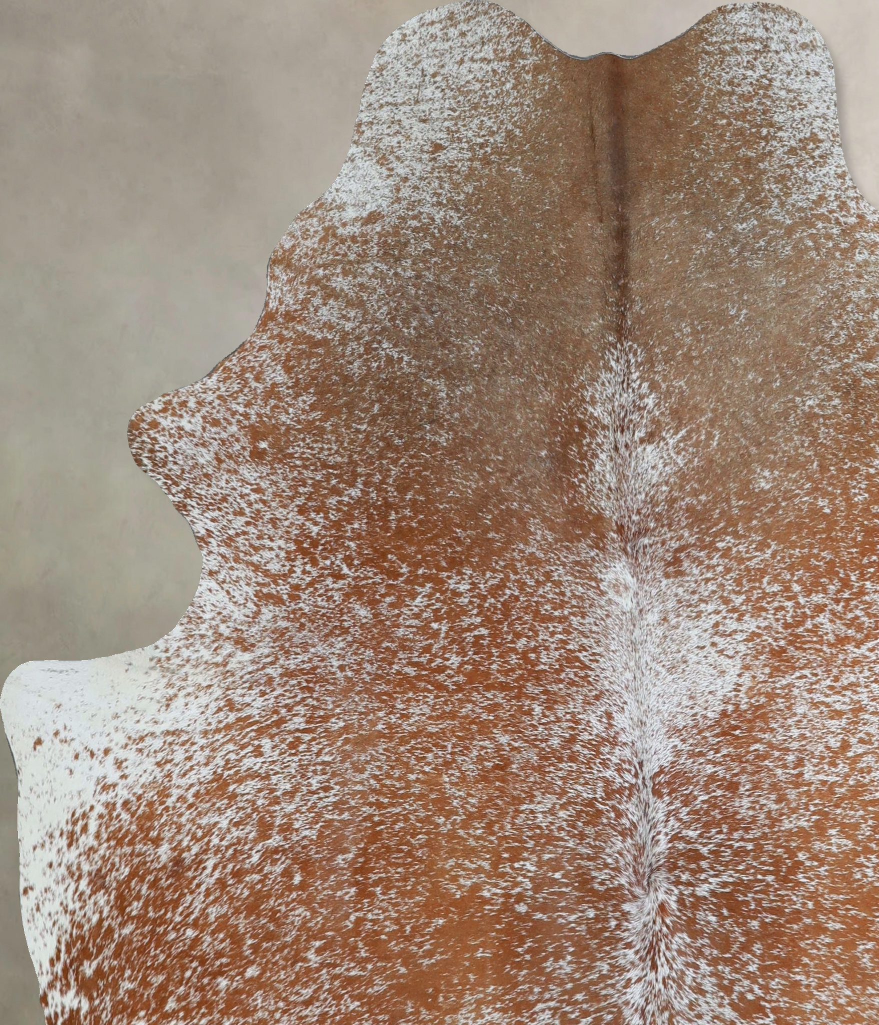Salt and Pepper Brown Cowhide Rug #A44182