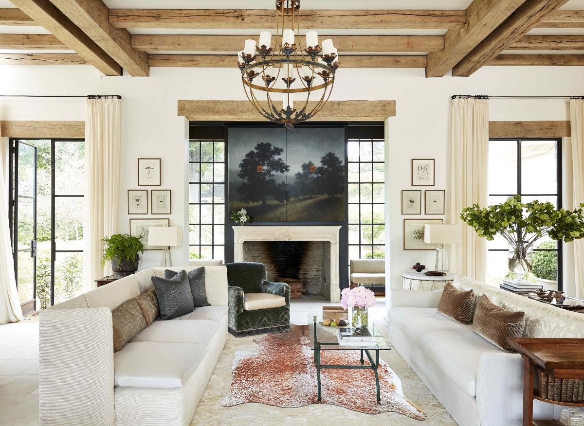 Salt and Pepper Brown Cowhide Rug #A44182