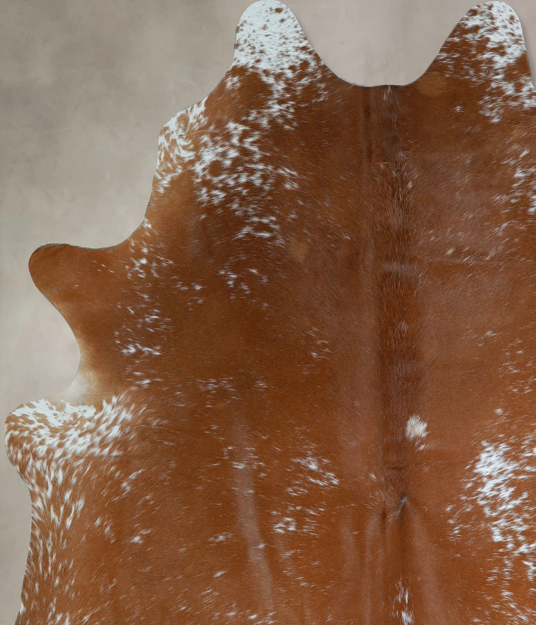 Salt and Pepper Brown Cowhide Rug #A44184