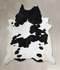 Black and White XX-Large Brazilian Cowhide Rug 8'6