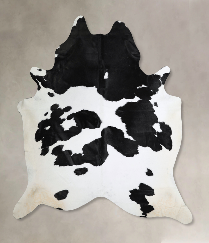 Black and White XX-Large Brazilian Cowhide Rug 8'4"H x 7'1"W #A44191 by Hudson Hides