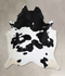 Black and White XX-Large Brazilian Cowhide Rug 8'4