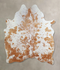 Salt and Pepper Brown Large Brazilian Cowhide Rug 6'1