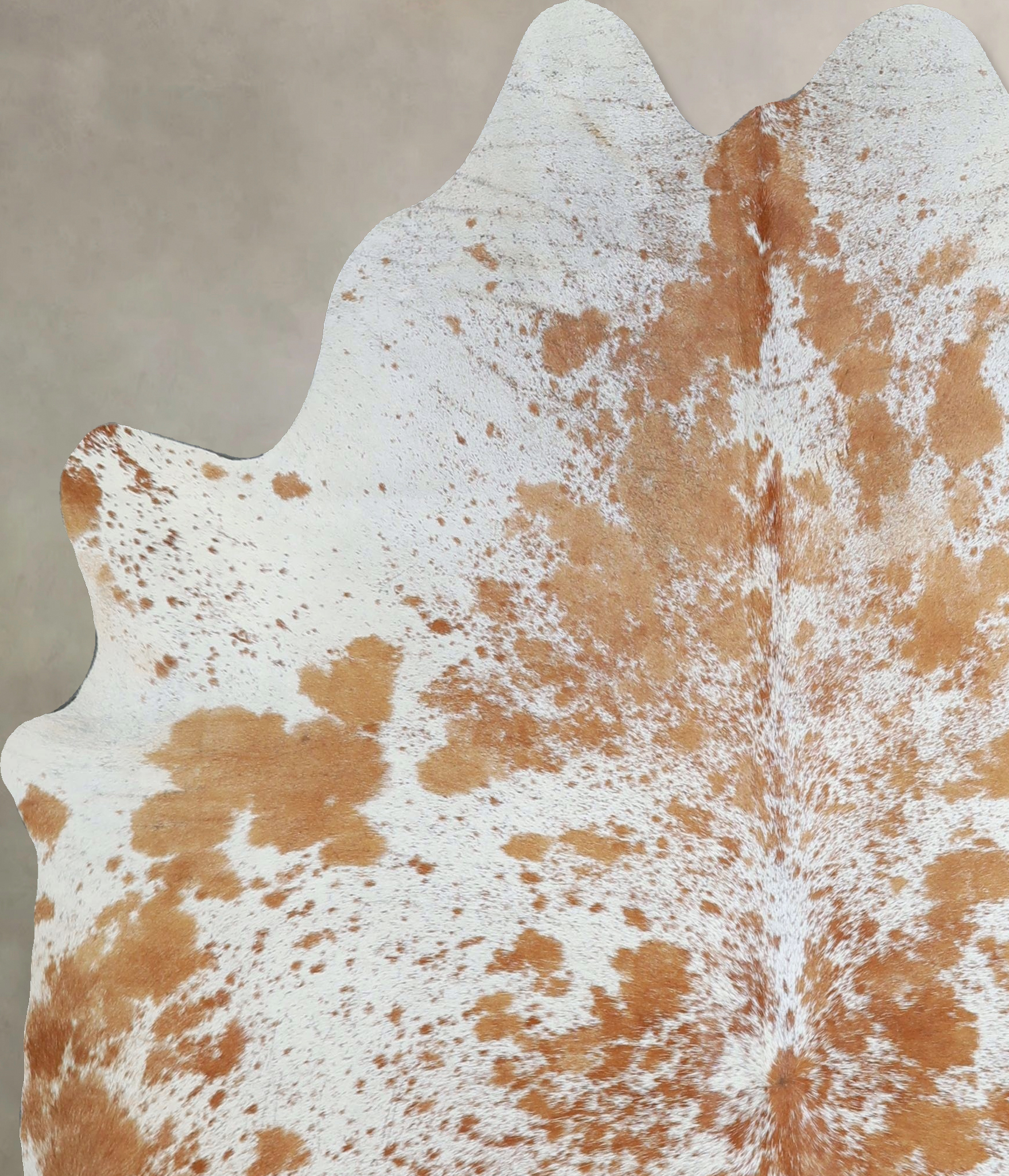 Salt and Pepper Brown Cowhide Rug #A44193