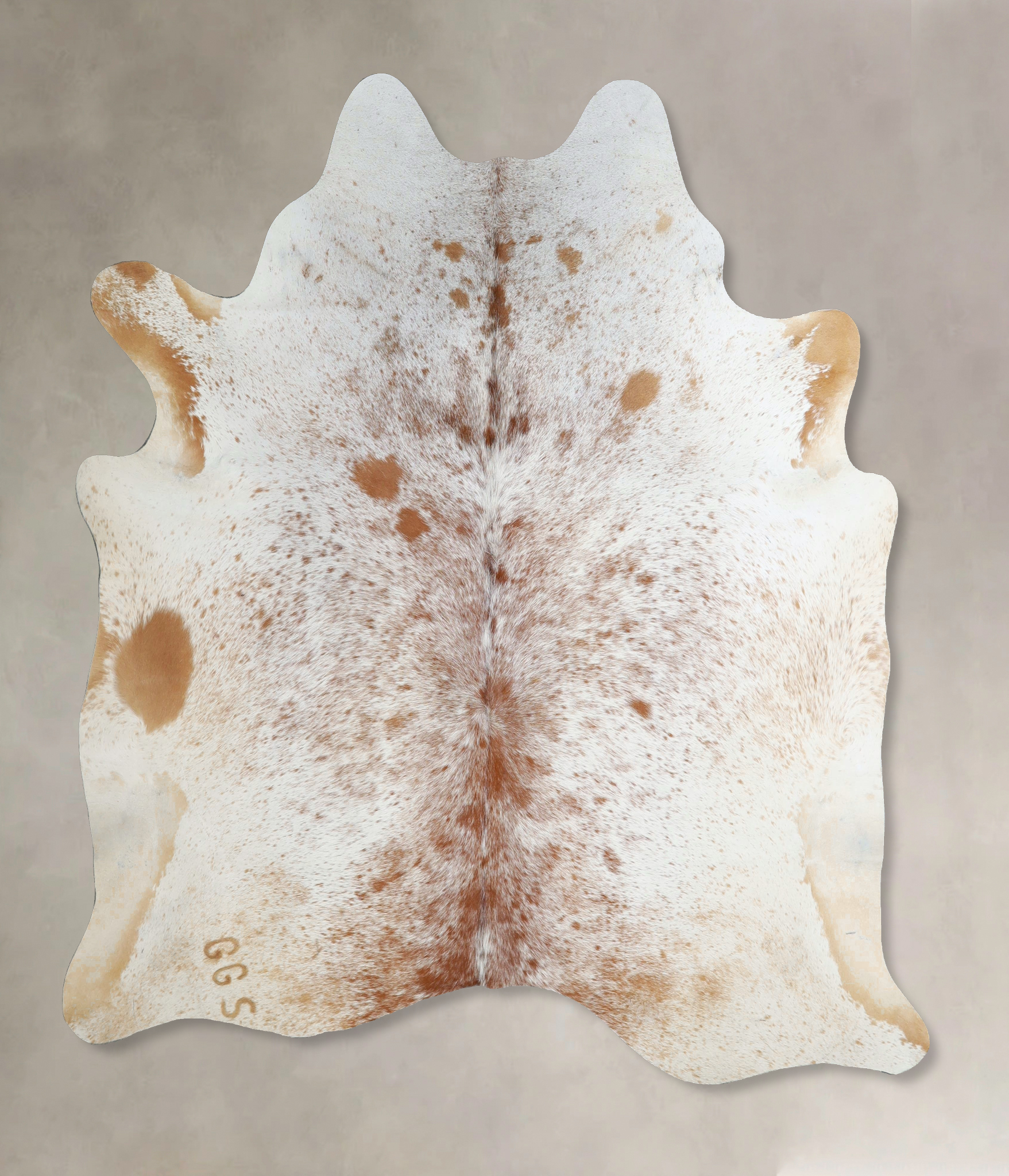 Salt and Pepper Brown Cowhide Rug #A44199