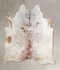 Salt and Pepper Brown Large Brazilian Cowhide Rug 6'3