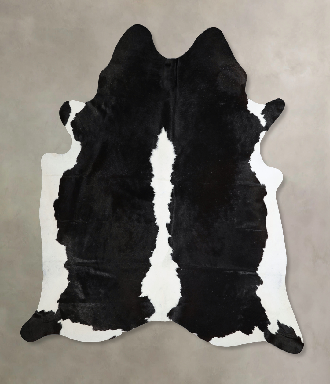 Black and White XX-Large Brazilian Cowhide Rug 8'1"H x 6'11"W #A44213 