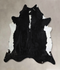 Black and White XX-Large Brazilian Cowhide Rug 8'4