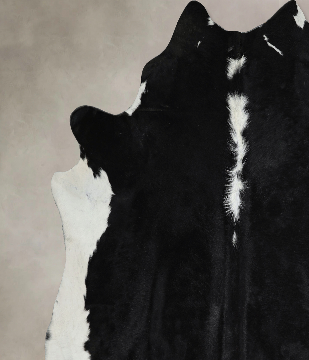 Black and White XX-Large Brazilian Cowhide Rug 8'4"H x 7'8"W #A44214 b