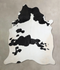 Black and White X-Large Brazilian Cowhide Rug 7'8