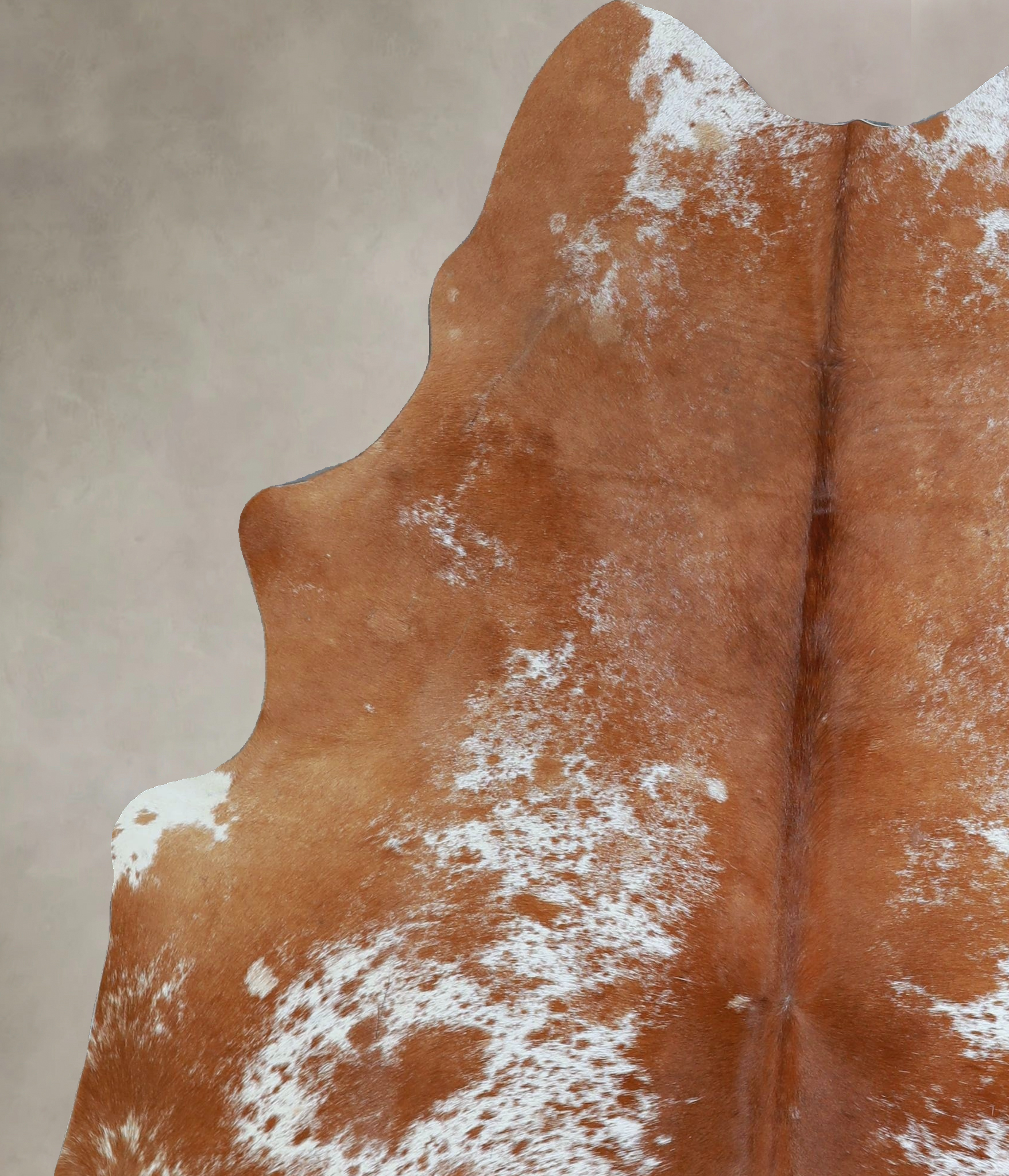 Salt and Pepper Brown Cowhide Rug #A44220