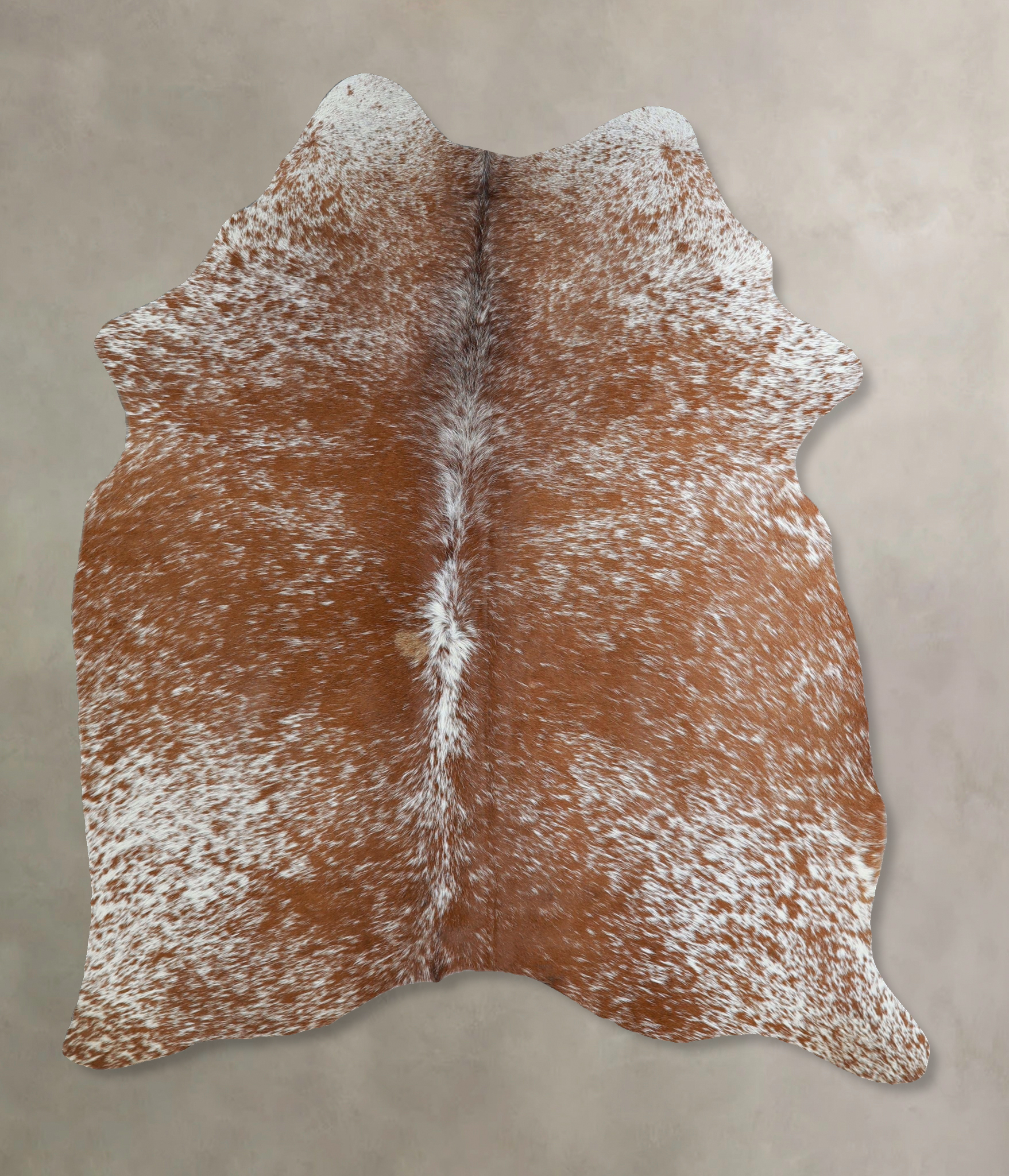Salt and Pepper Brown Cowhide Rug #A44243