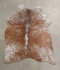 Salt and Pepper Brown Medium Brazilian Cowhide Rug 6'3