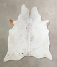 Salt and Pepper Brown X-Large Brazilian Cowhide Rug 7'0"H x 6'1"W #A44246 by Hudson Hides
