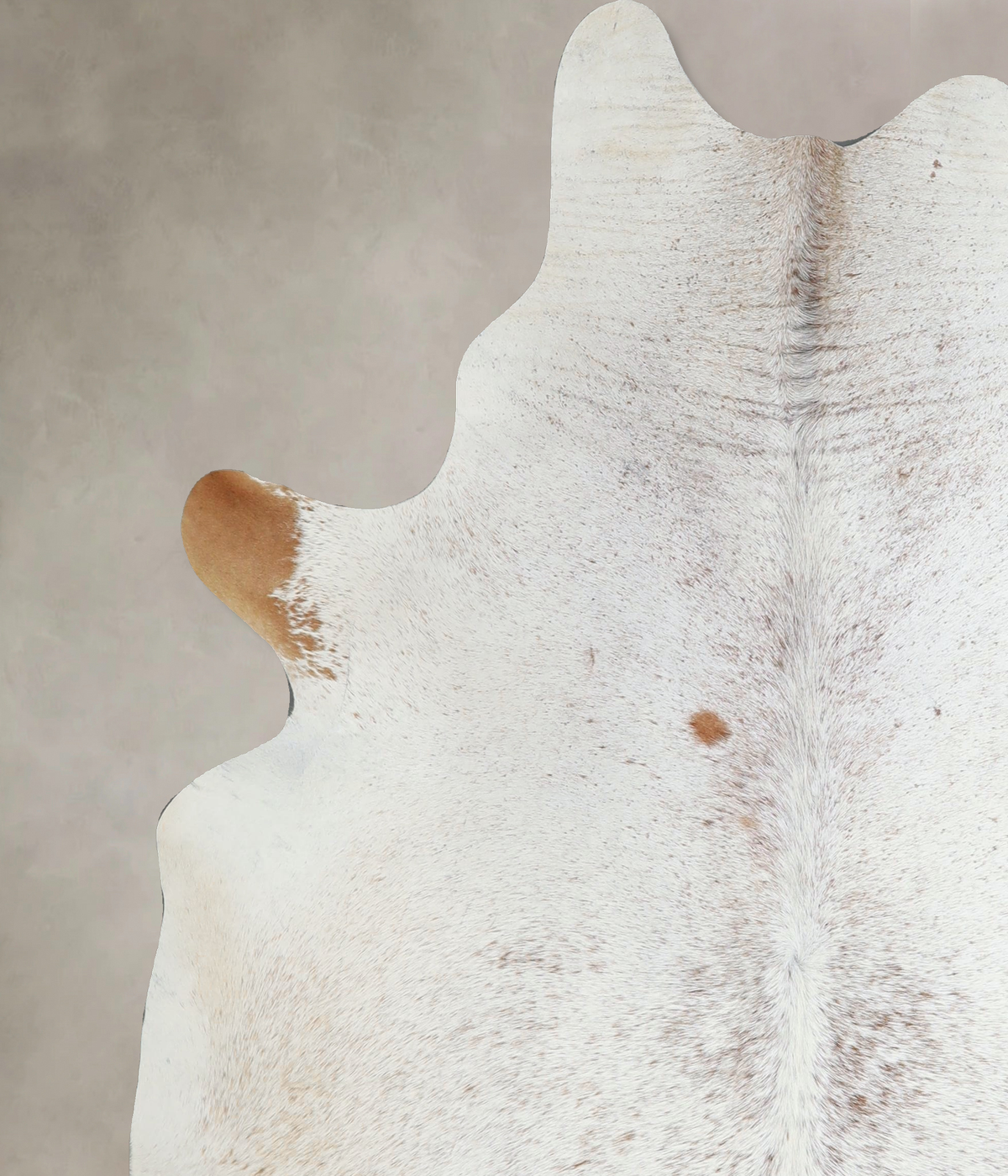 Salt and Pepper Brown X-Large Brazilian Cowhide Rug 7'0"H x 6'1"W #A44246 by Hudson Hides