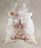 Salt and Pepper Brown Large Brazilian Cowhide Rug 6'1