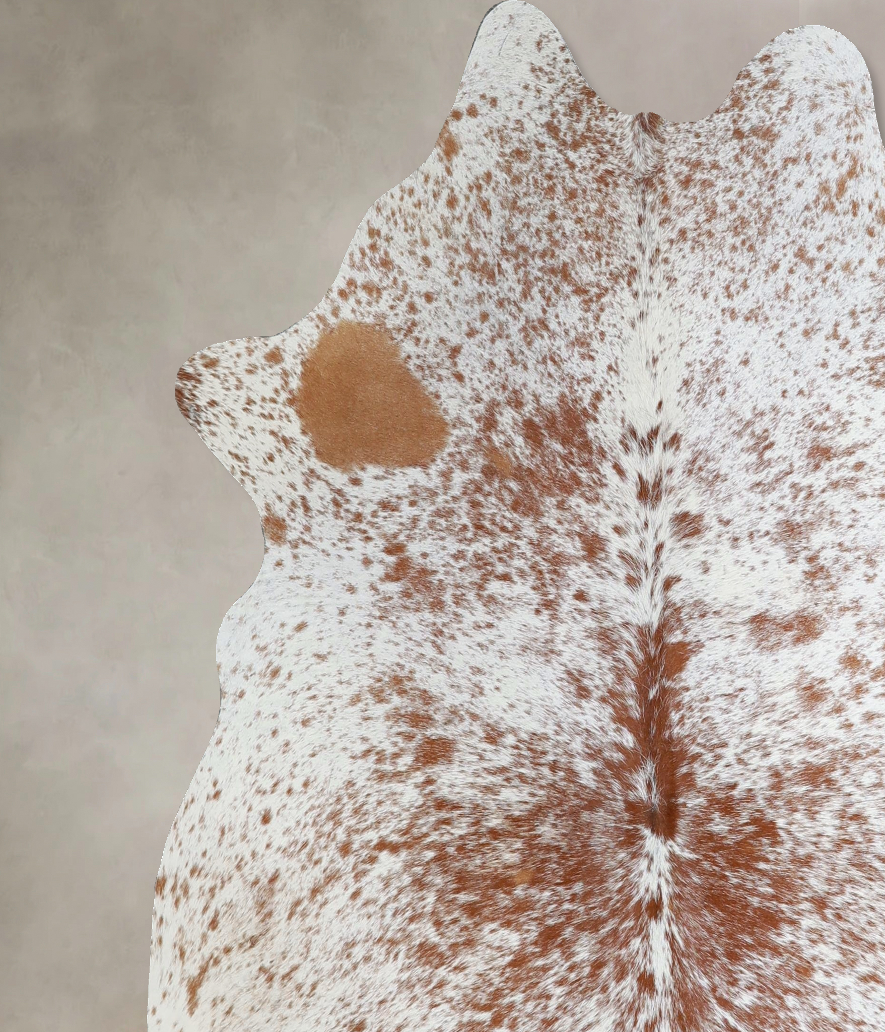 Salt and Pepper Brown Cowhide Rug #A44247