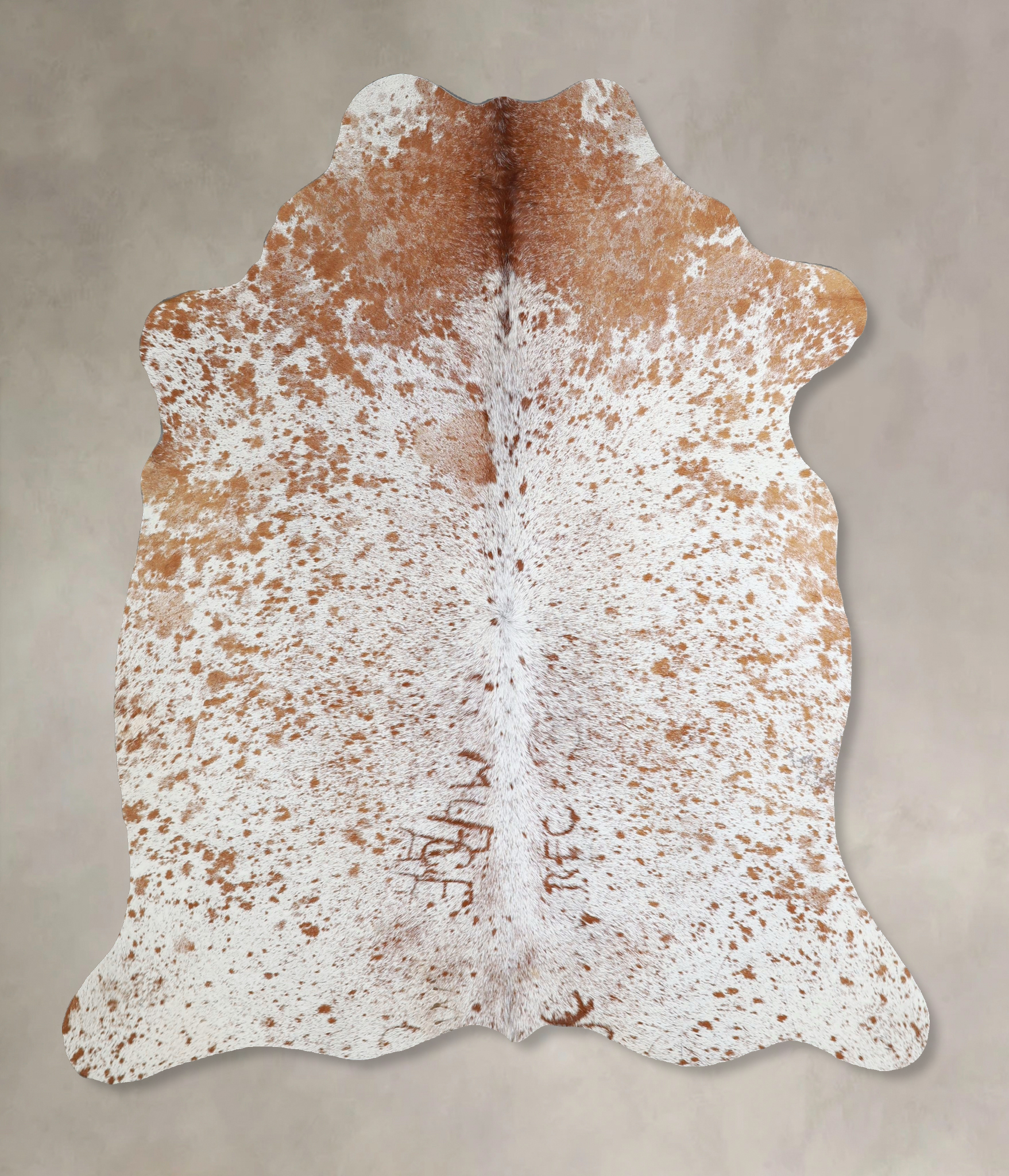 Salt and Pepper Brown Cowhide Rug #A44250