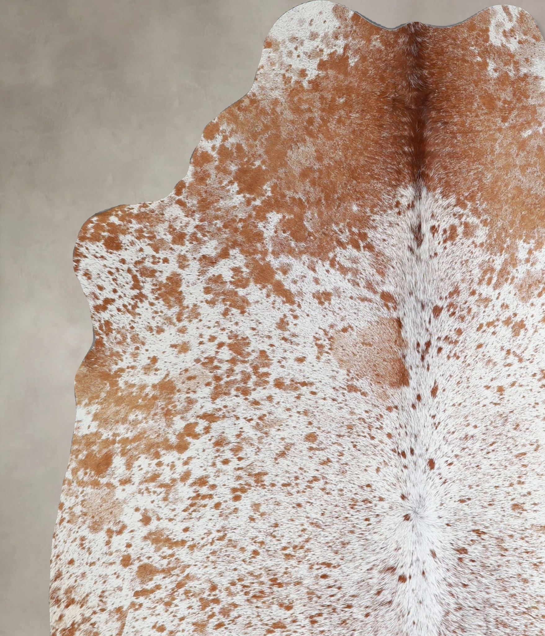 Salt and Pepper Brown Cowhide Rug #A44250
