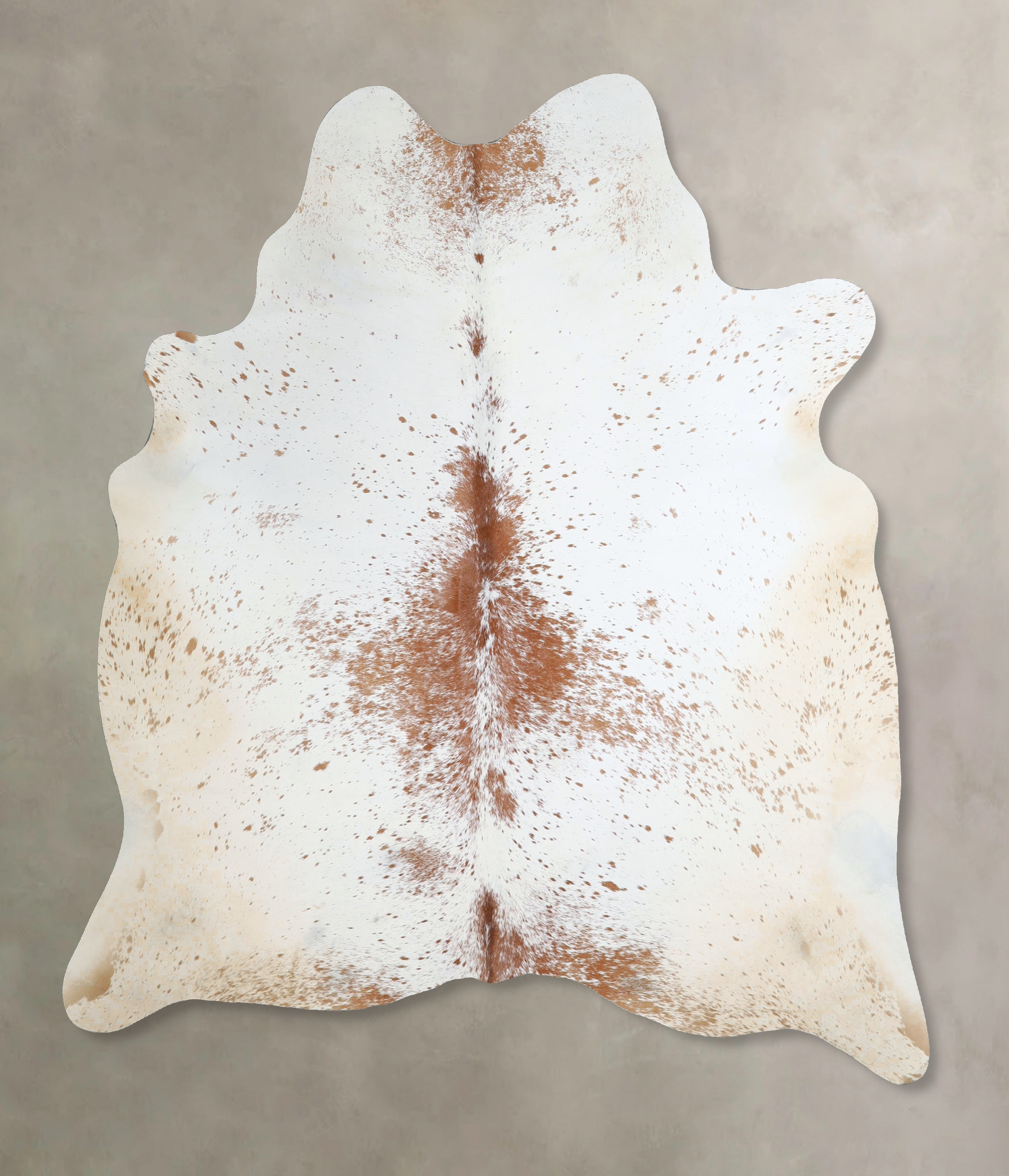 Salt and Pepper Brown Cowhide Rug #A44251