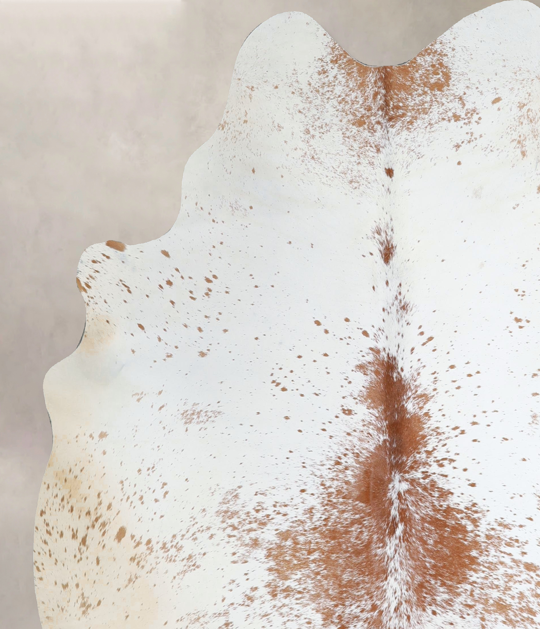 Salt and Pepper Brown Cowhide Rug #A44251