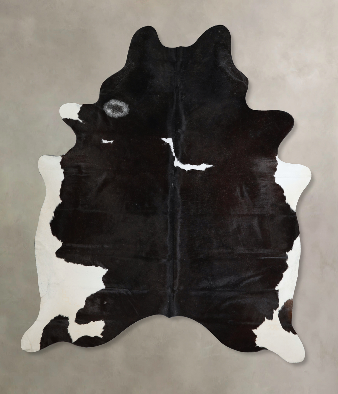 Black and White XX-Large Brazilian Cowhide Rug 8'0"H x 6'6"W #A44276 b