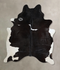 Black and White XX-Large Brazilian Cowhide Rug 8'0