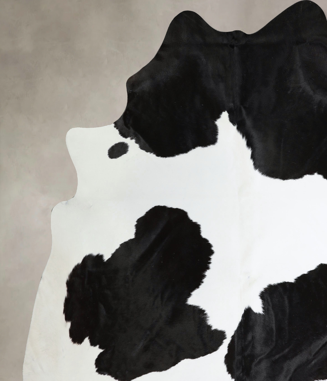Black and White XX-Large Brazilian Cowhide Rug 7'11"H x 7'3"W #A44300 