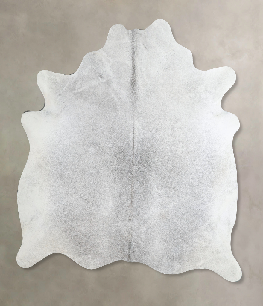 Medium Grey Large Brazilian Cowhide Rug 6'3"H x 5'8"W #A44304 by Hudson Hides