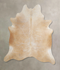 Light Caramel X-Large Brazilian Cowhide Rug 6'8