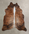 Dark Brindle Large Brazilian Cowhide Rug 6'2